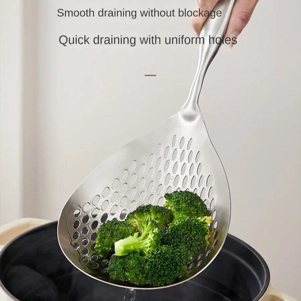 Titan Steel Frying Skimmer Spoon